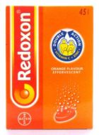 Bayer Redoxon Orange Flavour Effervescent Double Action Vitamin C + Zinc - 45 Tablets