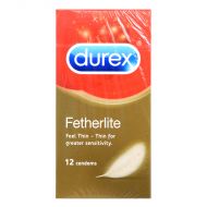 Durex Fetherlite Condom - 12 Feel Thin Condoms